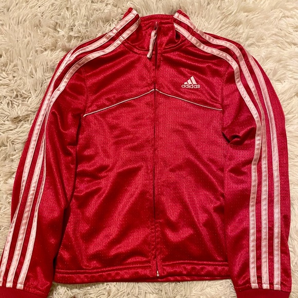 Girls Adidas Zipup - Picture 1 of 1